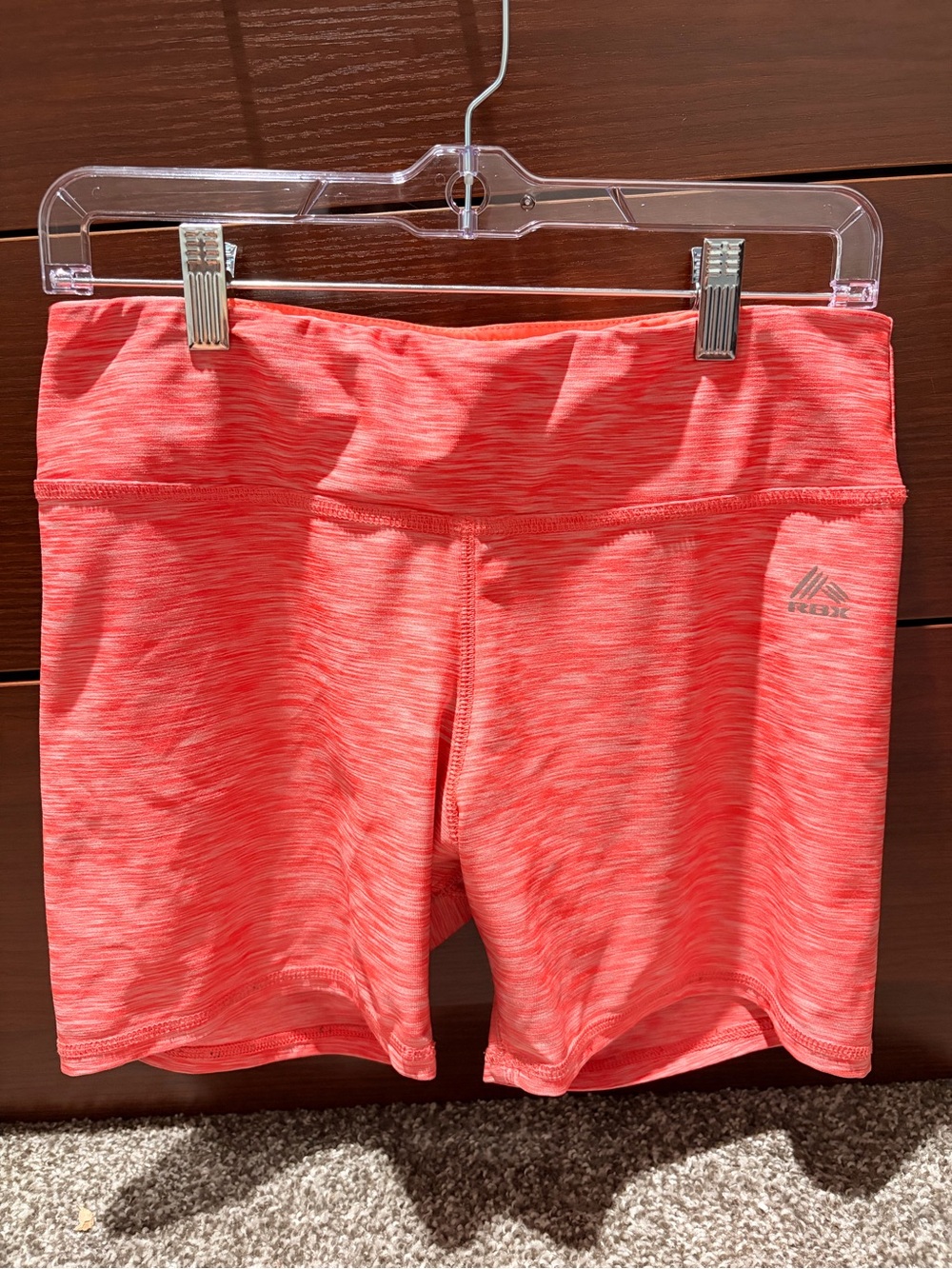 RBX Women’s Coral-Blend High-Rise Bike Shorts